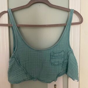 Urban outfitters teal blue tank size Medium